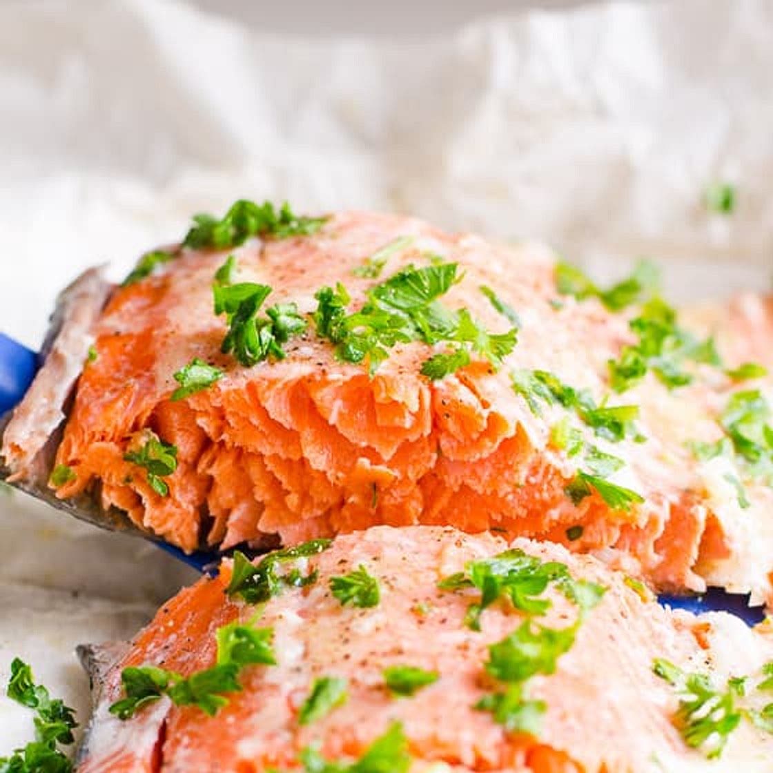 Baked Salmon in Foil {Ukrainian Recipe}