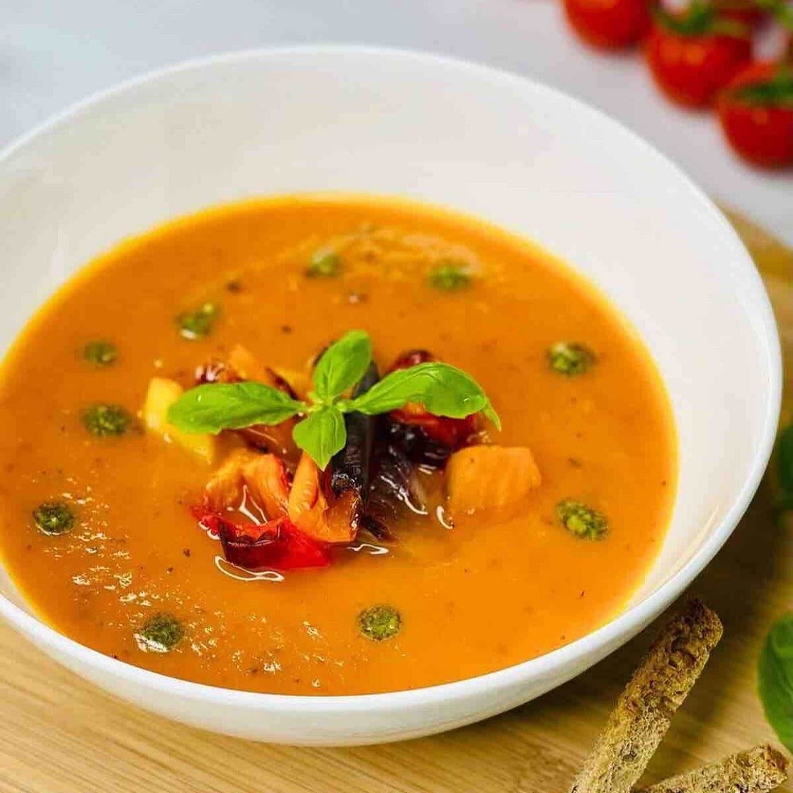 Creamy Roasted Vegetable Soup