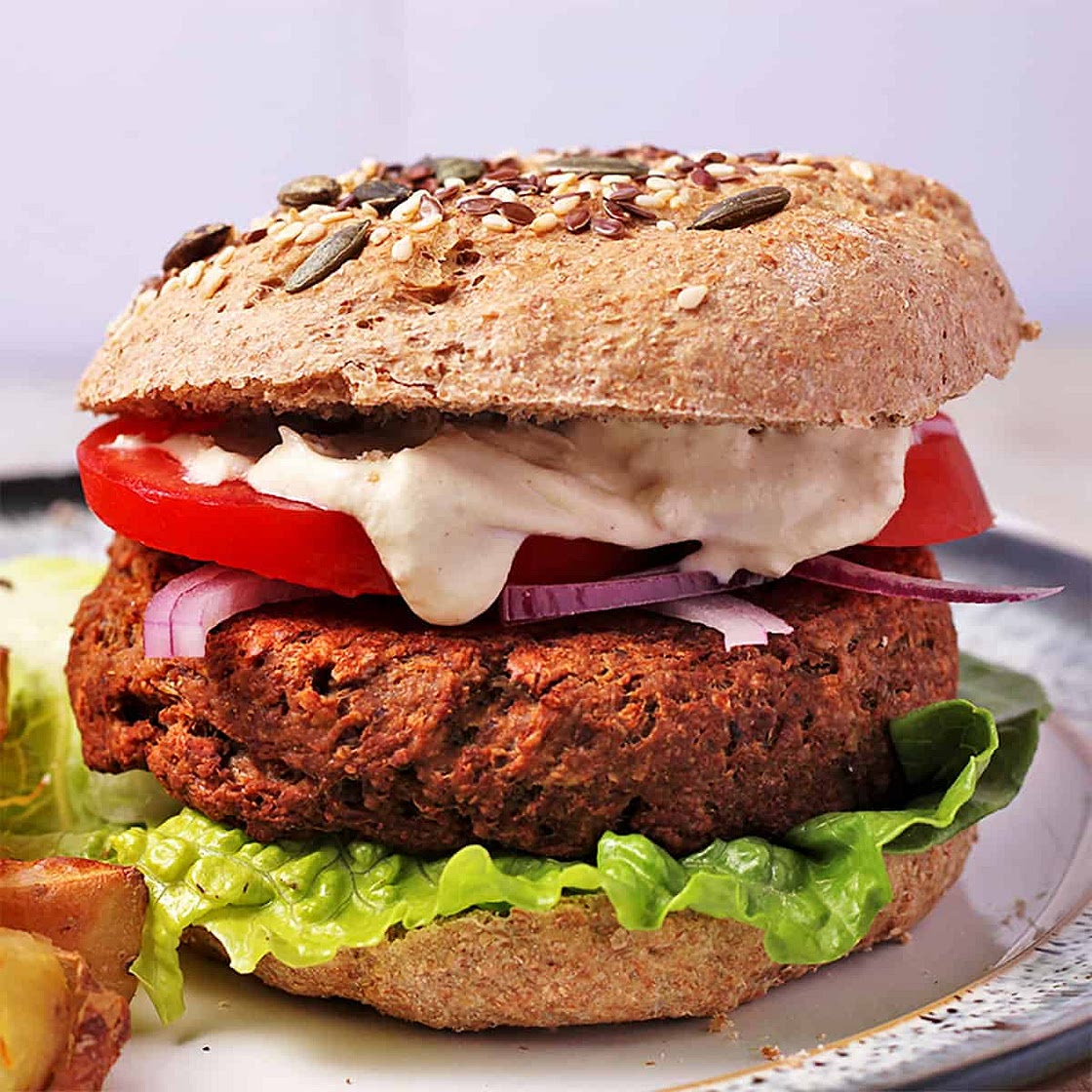 Vegan Tempeh Burger Recipe