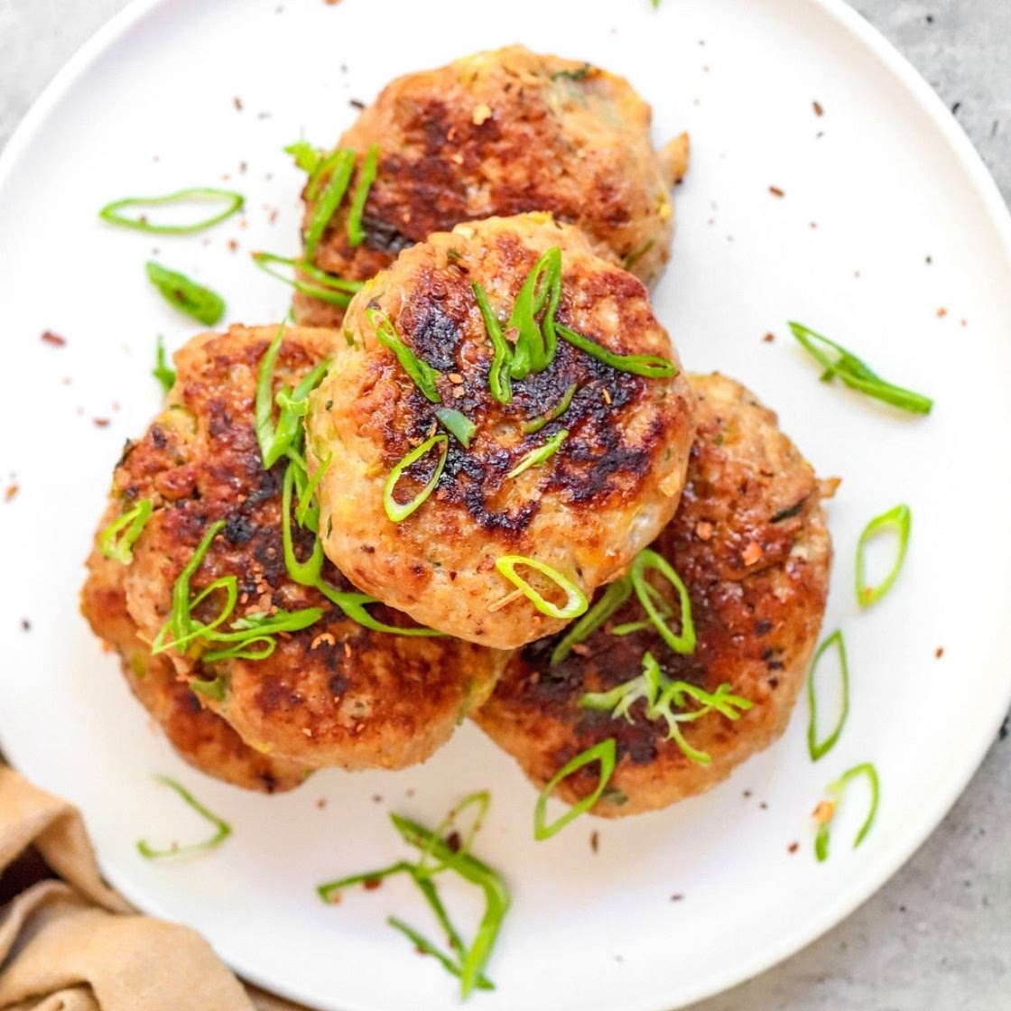Turkey and Green Onion Breakfast Patties