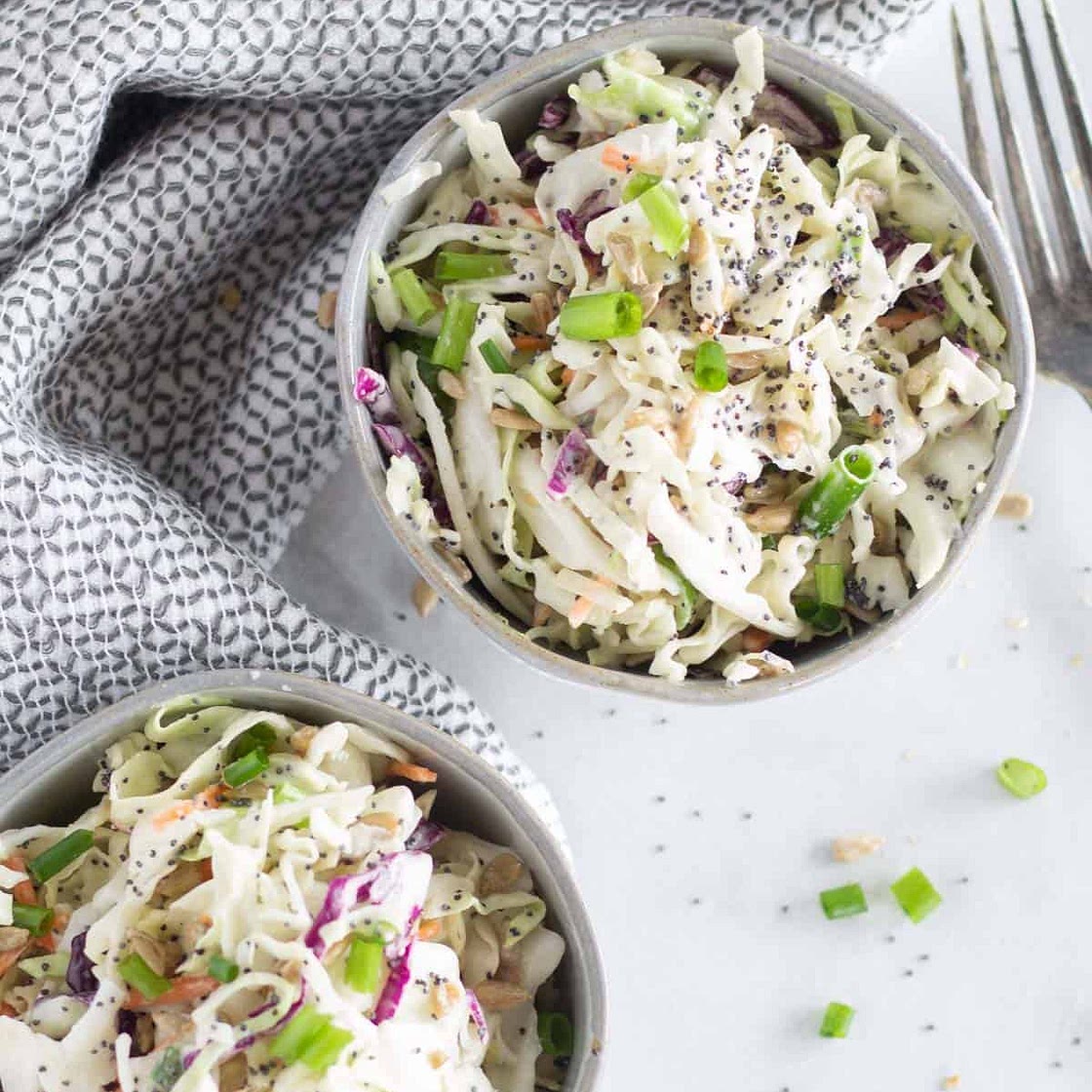 Sugar-Free Low-Carb Coleslaw