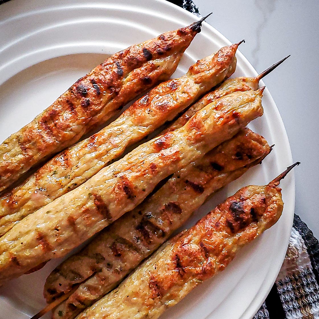 Grilled Lemongrass Pork Skewers (Nem Nướng Sả)