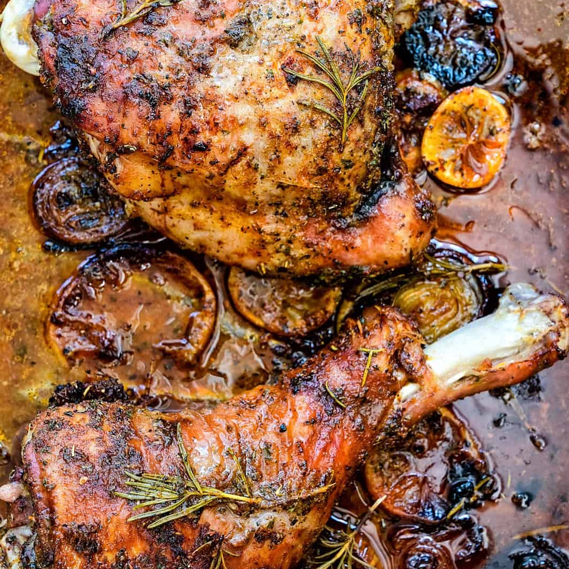 Easy Roasted Turkey Legs
