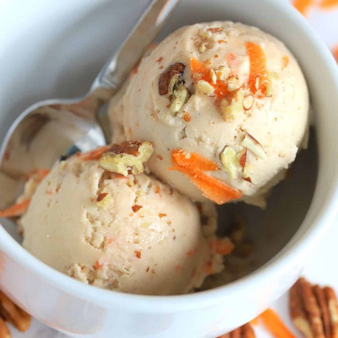 Ninja Creami Carrot Cake Ice Cream (Sugar Free)