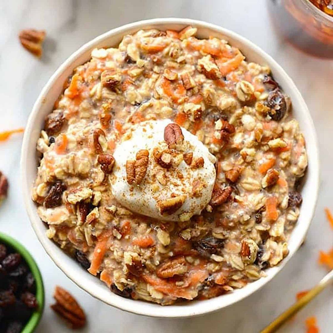 Carrot Cake Overnight Oats