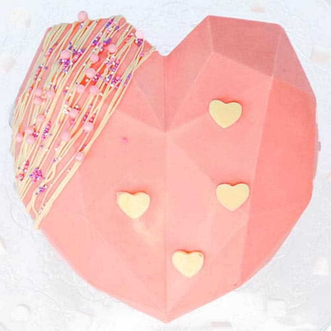 Giant Pink Breakable Chocolate Heart
