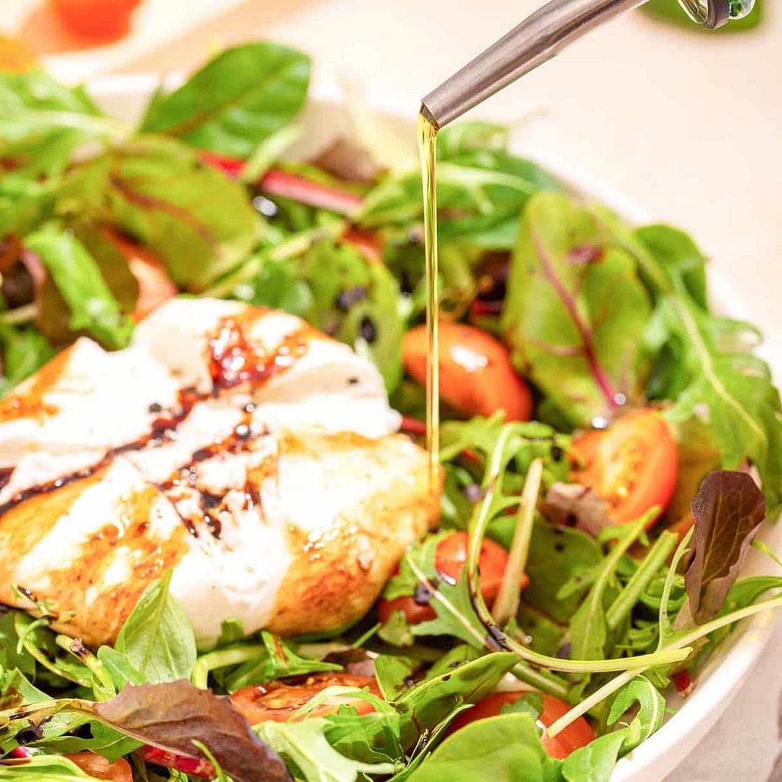 Burrata Salad with Balsamic Glaze