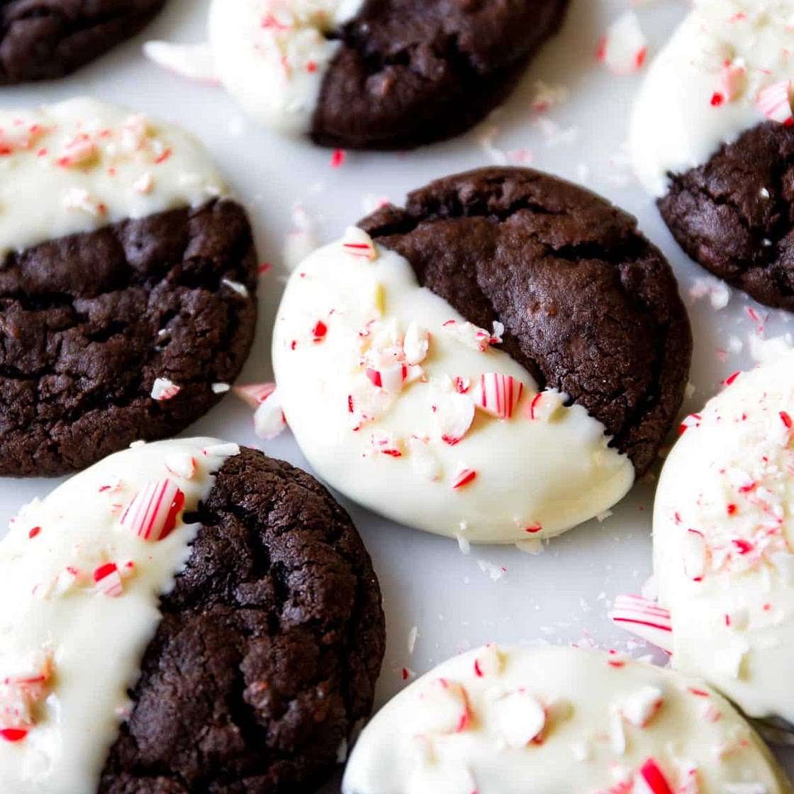 Peppermint Mocha Cookies