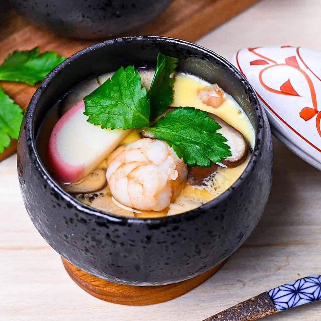 Authentic Chawanmushi (Japanese Steamed Egg Custard)