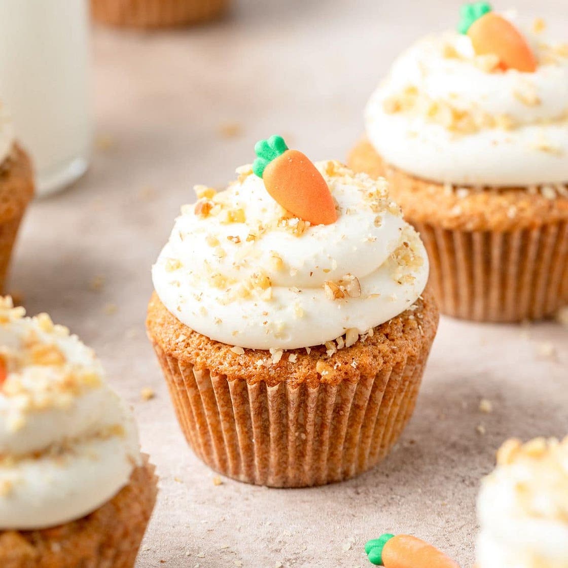 Brown Butter Carrot Cake Cupcakes