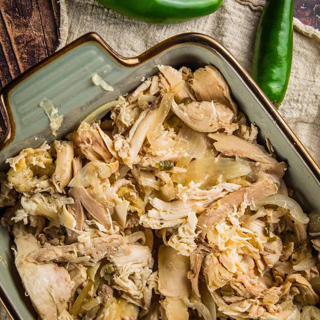 Jalapeno Slow Cooker Pulled Chicken