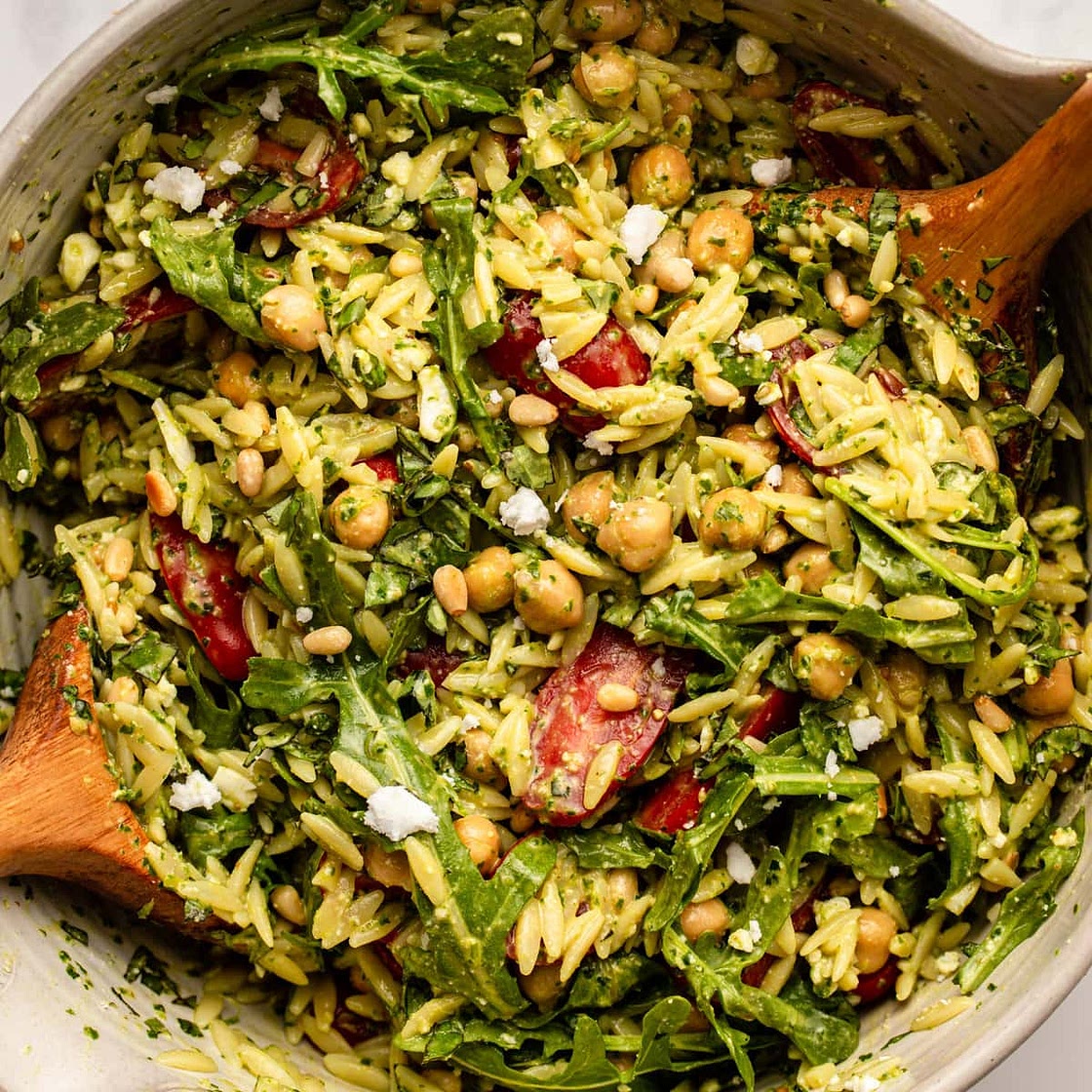 Pesto Orzo Salad