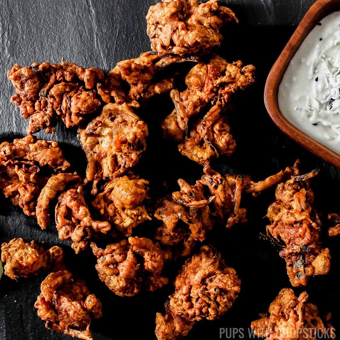 Chicken Pakora with Creamy Coconut Dip
