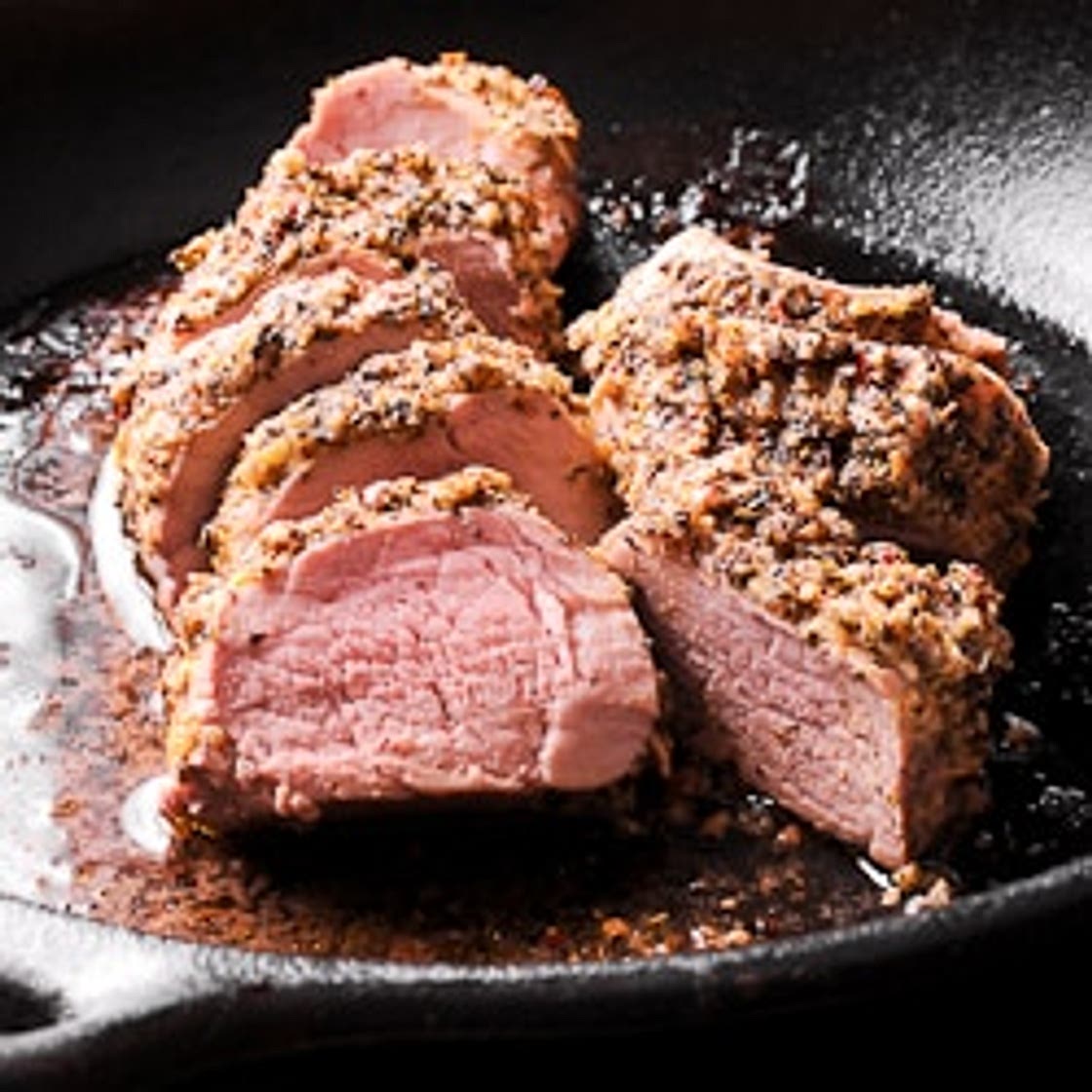 Baked Pork Tenderloin with Mustard Crust