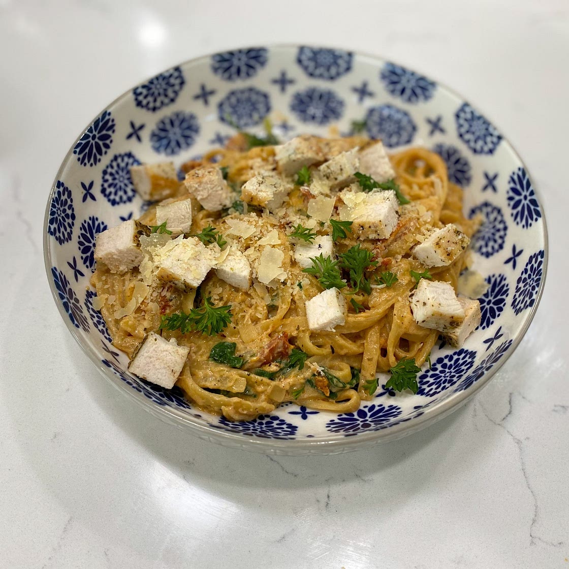 Tuscan Chicken and Pasta