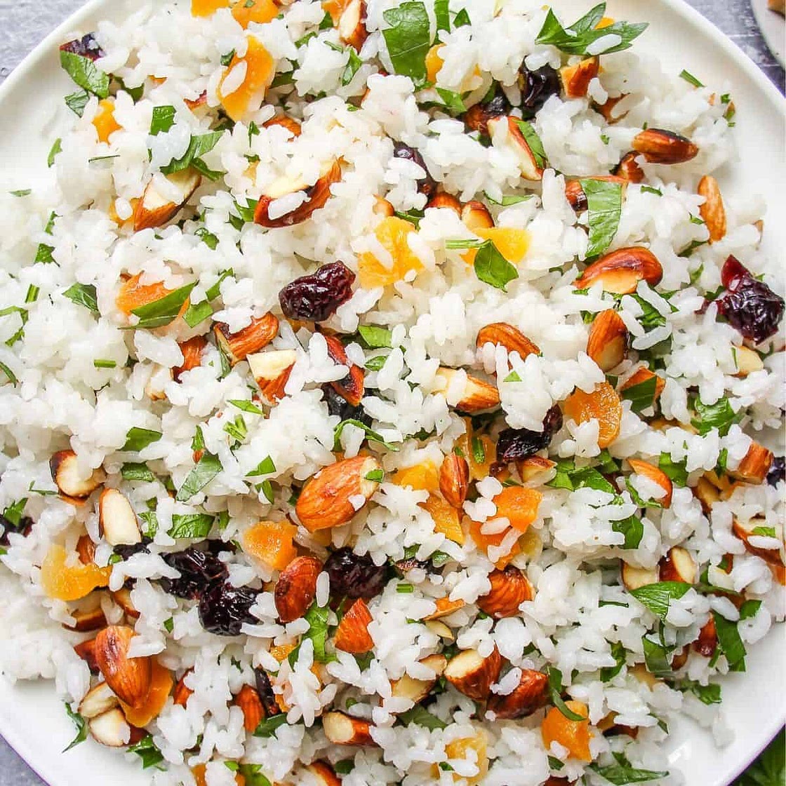 Rice With Dried Fruit And Nuts