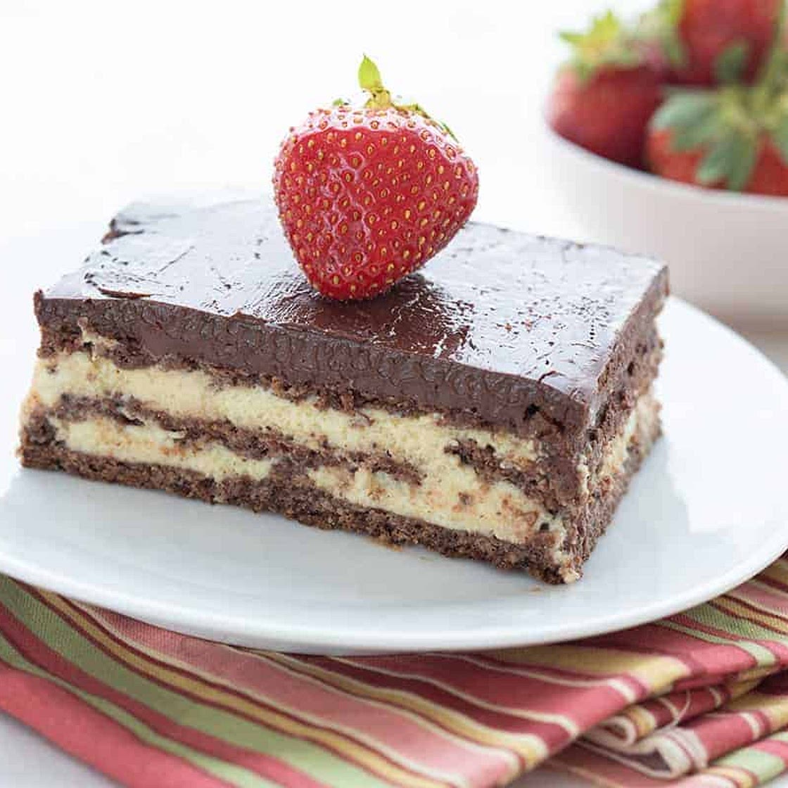Keto Chocolate Eclair Cake
