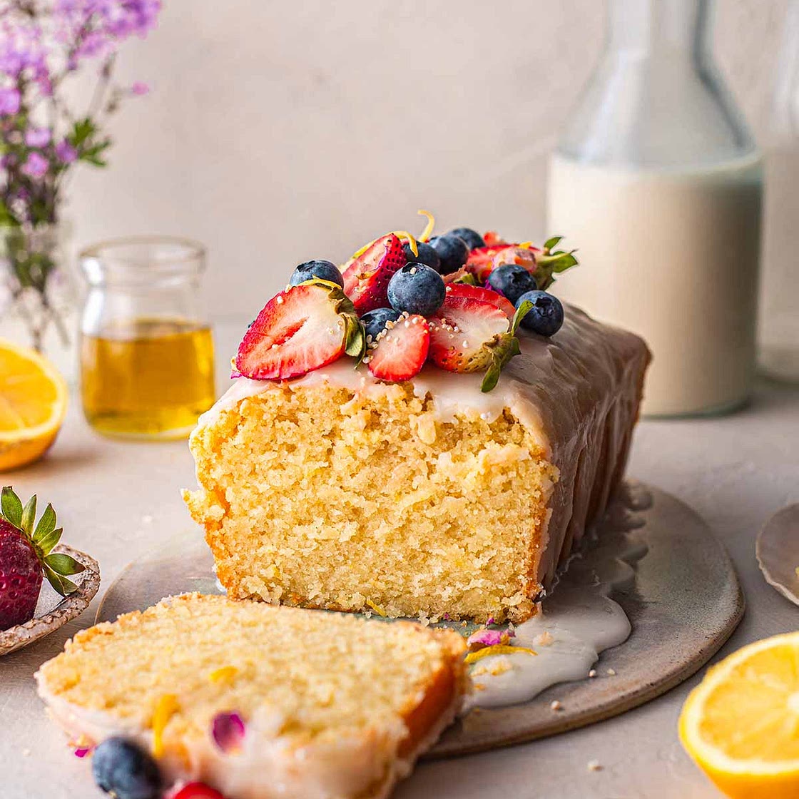 Vegan Lemon Olive Oil Cake