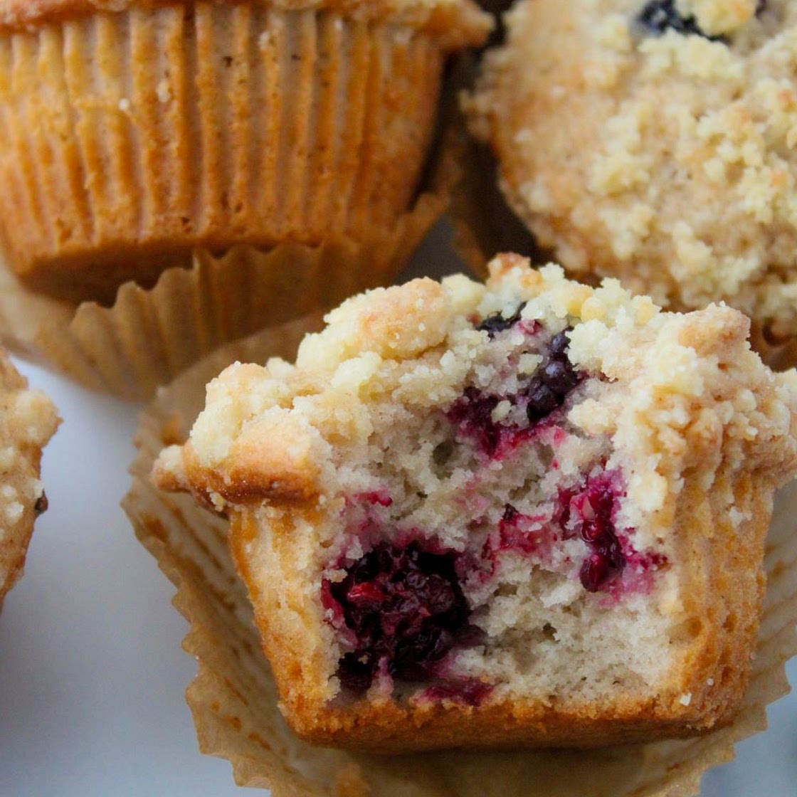 Vegan Blackberry Muffins