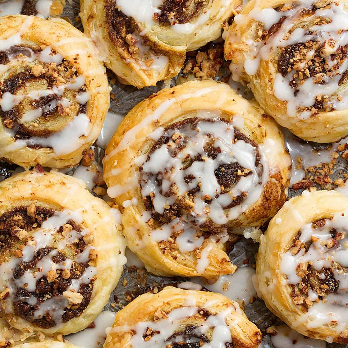 Puff Pastry Cinnamon Rolls