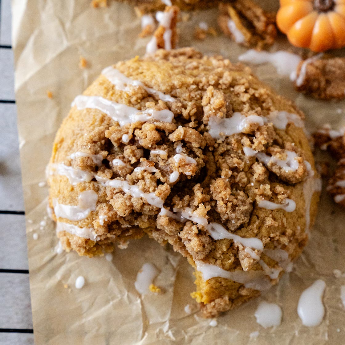 Pumpkin Coffee Cake Cookies