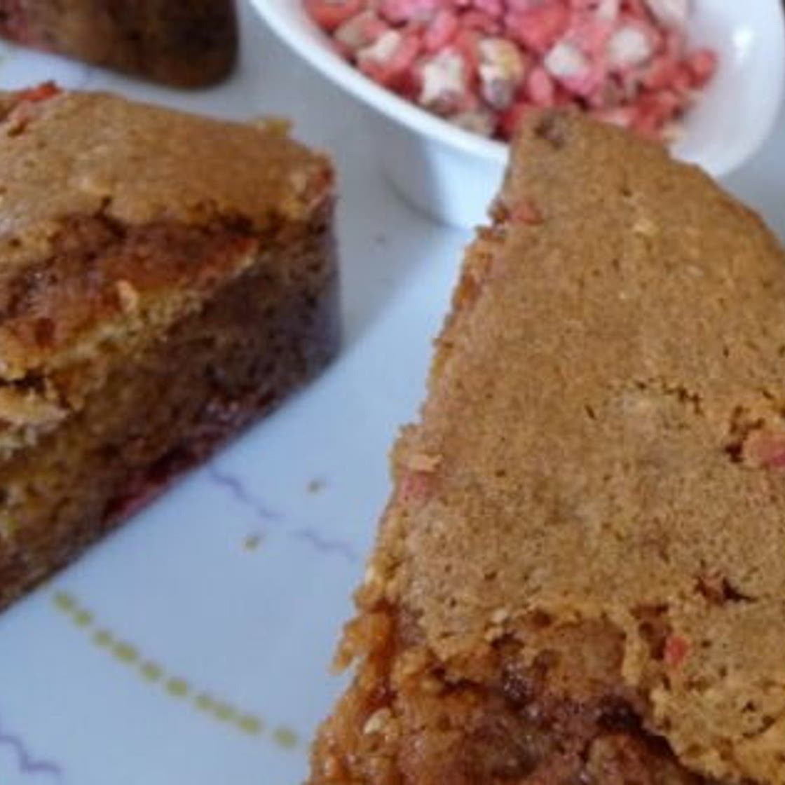 Cake aux pralines roses