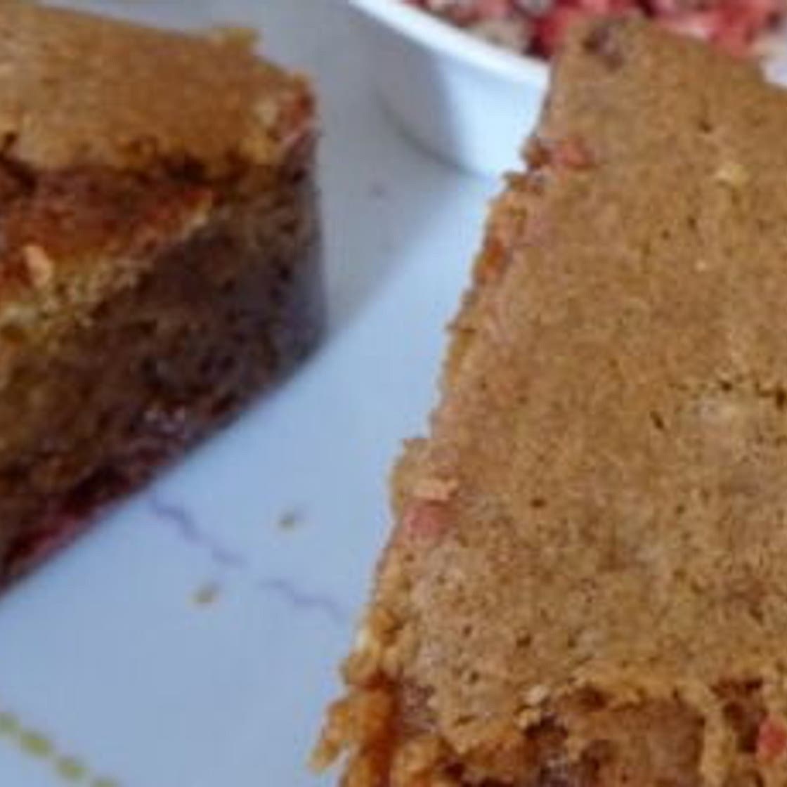 Cake aux pralines roses