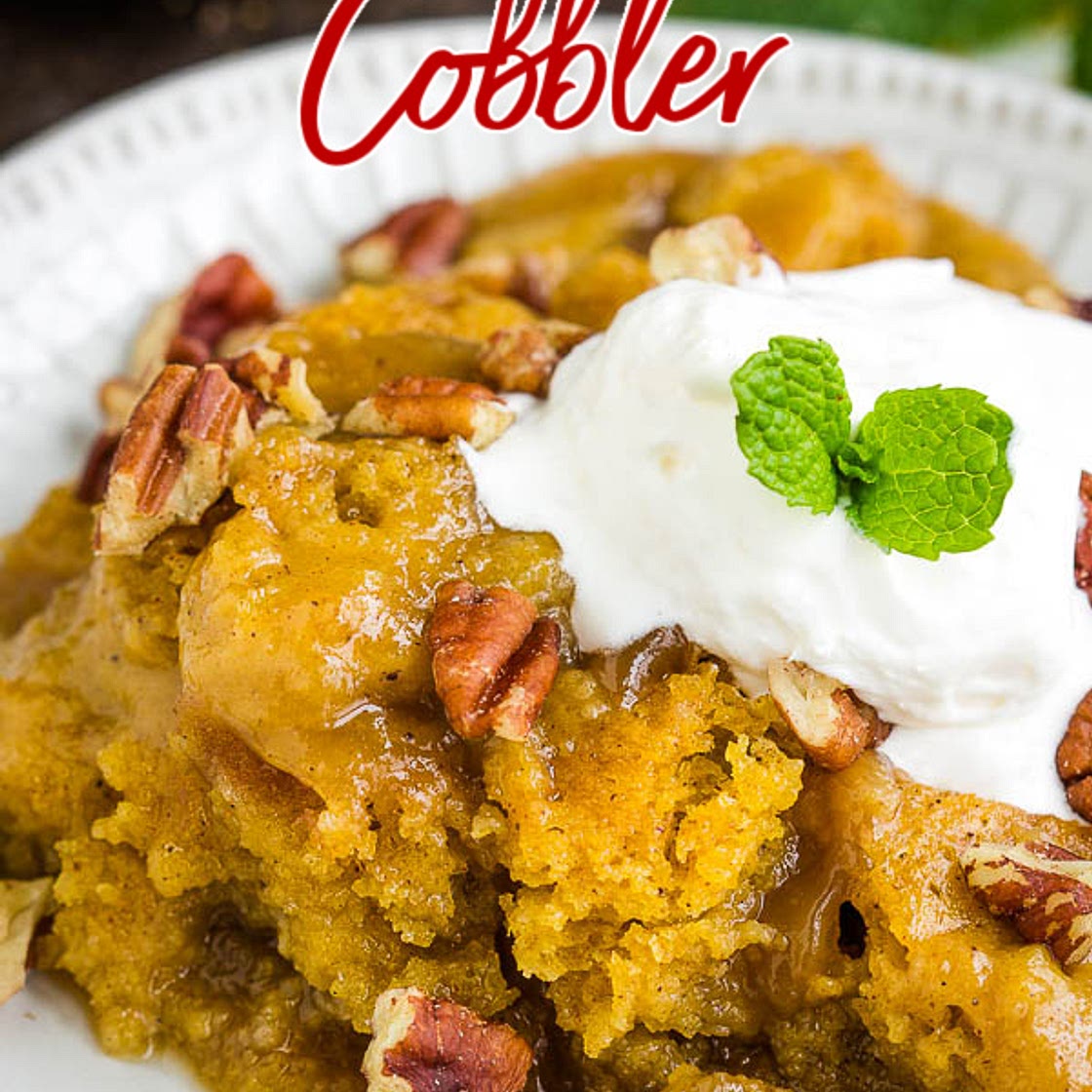 Pecan Pumpkin Cobbler recipe