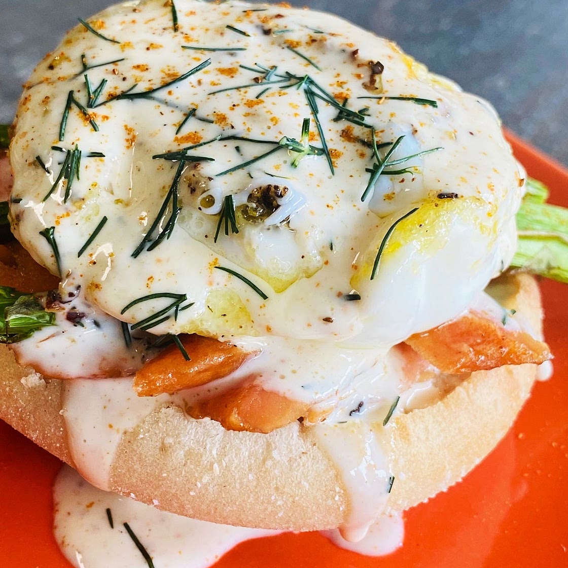 Smoked Trout Eggs Benedict