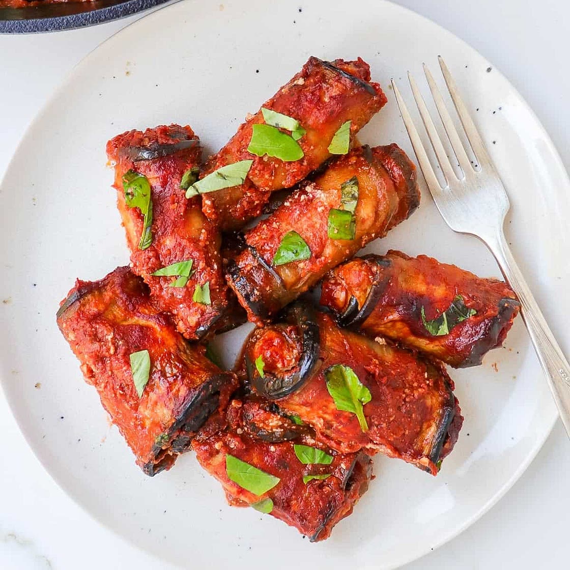 Vegan Eggplant Rollatini