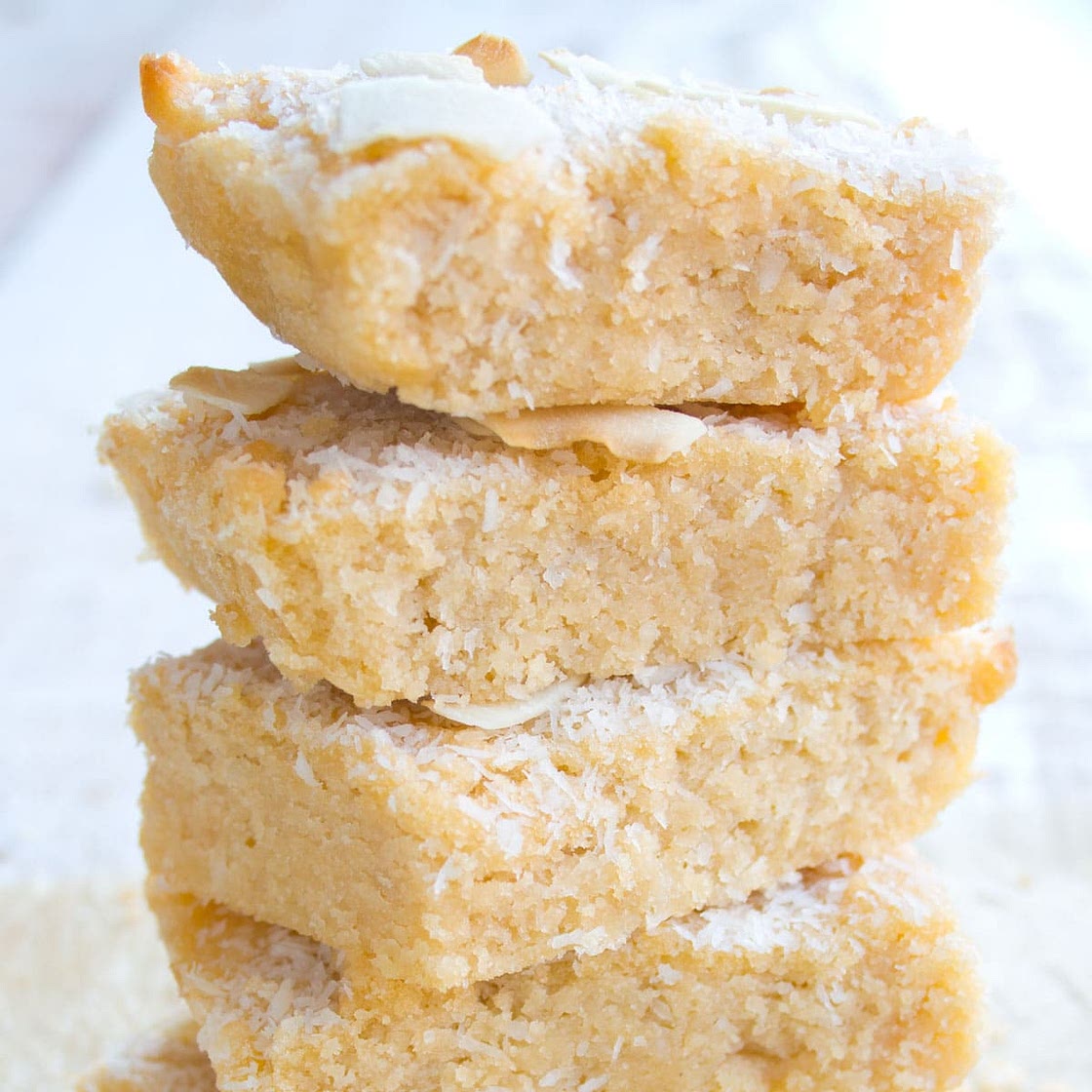 Coconut Flour Blondies