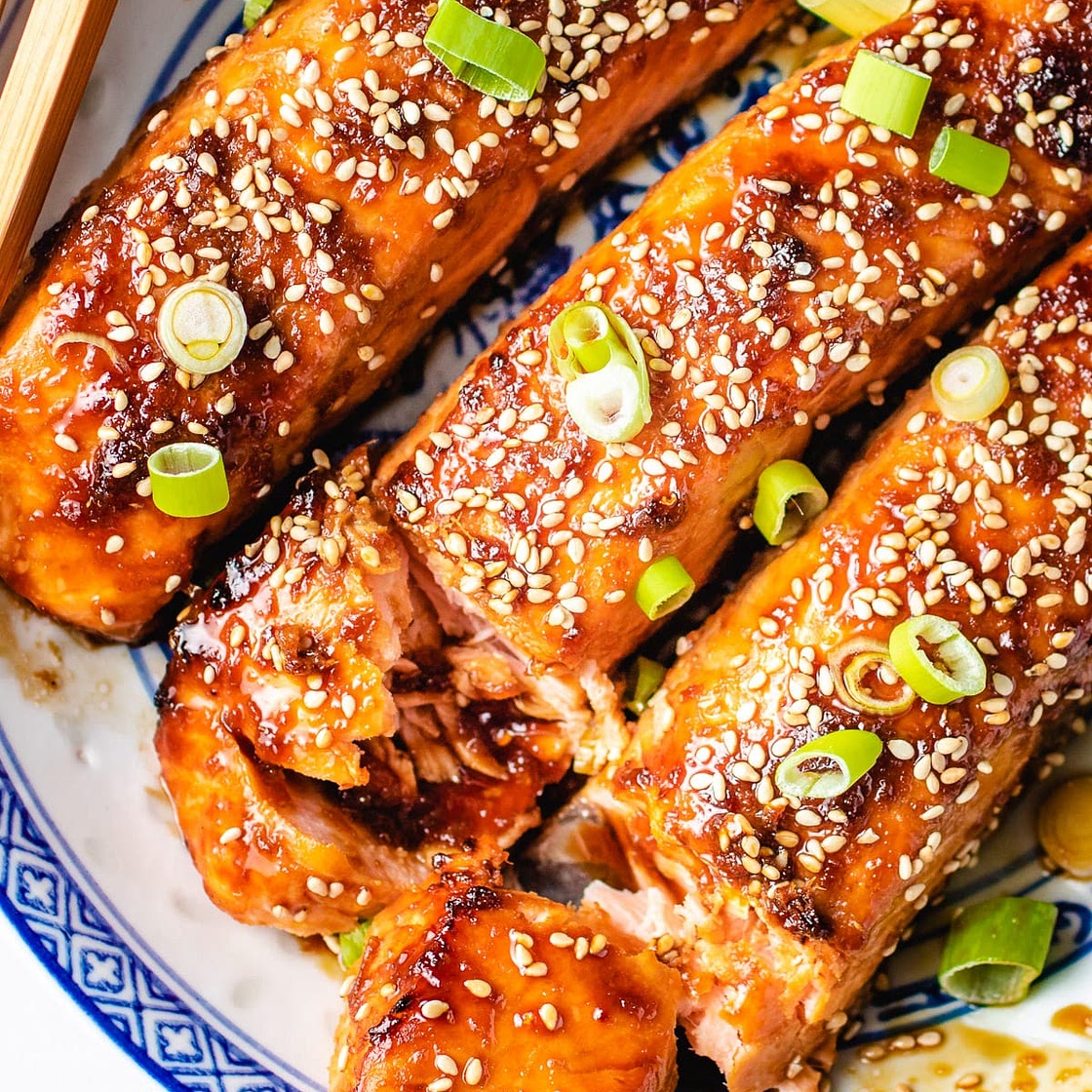 Air fryer teriyaki salmon recipe
