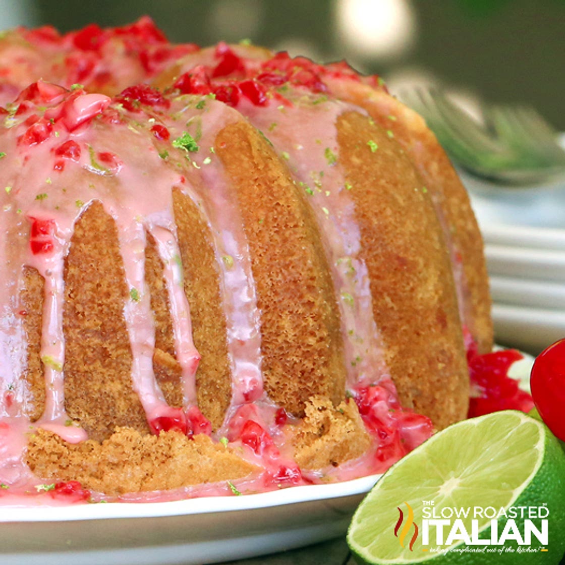 Cherry Limeade Pound Cake