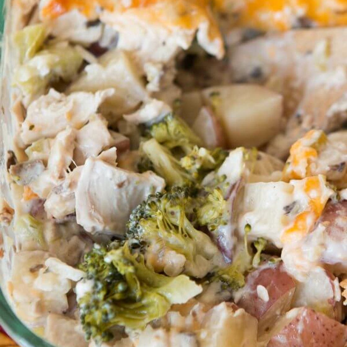 Cheesy Ranch Chicken and Rice Casserole