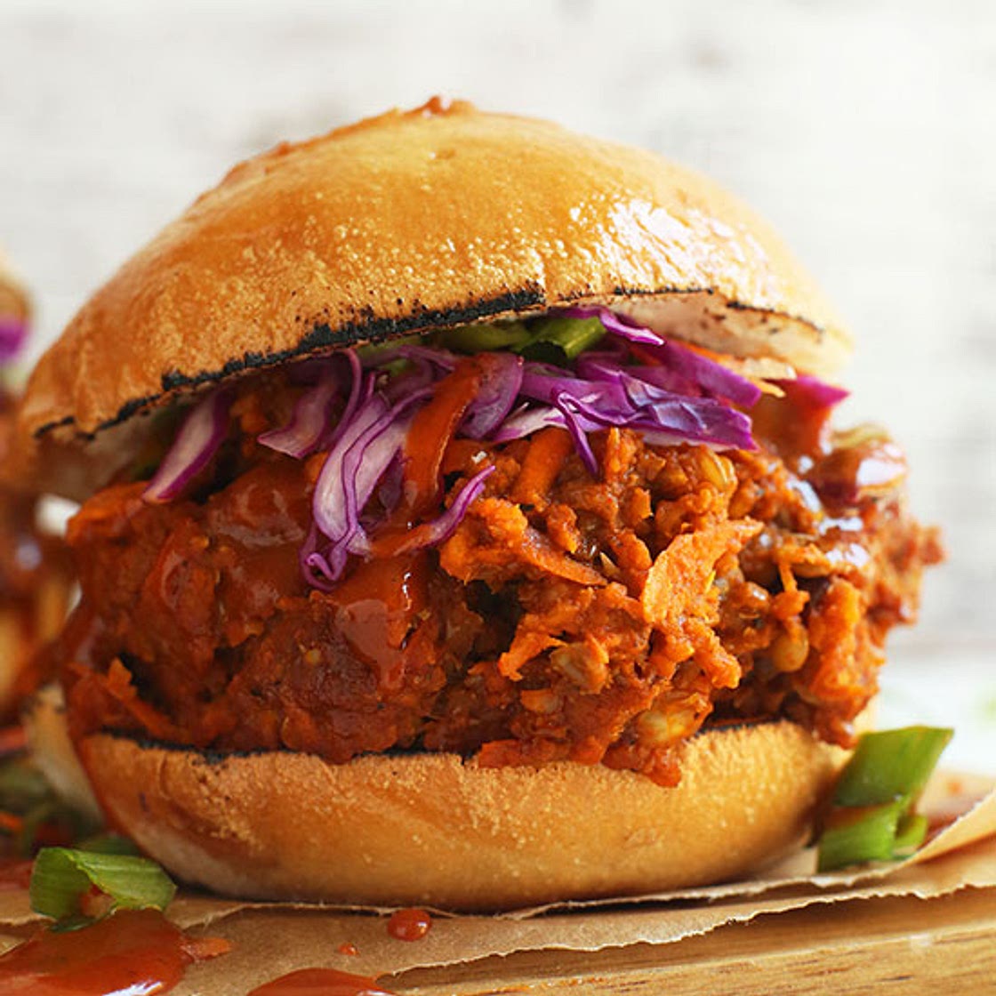 The Best Vegan "Pulled Pork" Sandwich!
