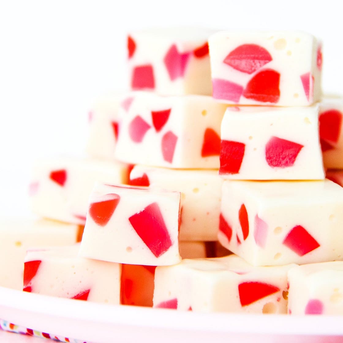 Easy Valentine's Day Nougat Candy