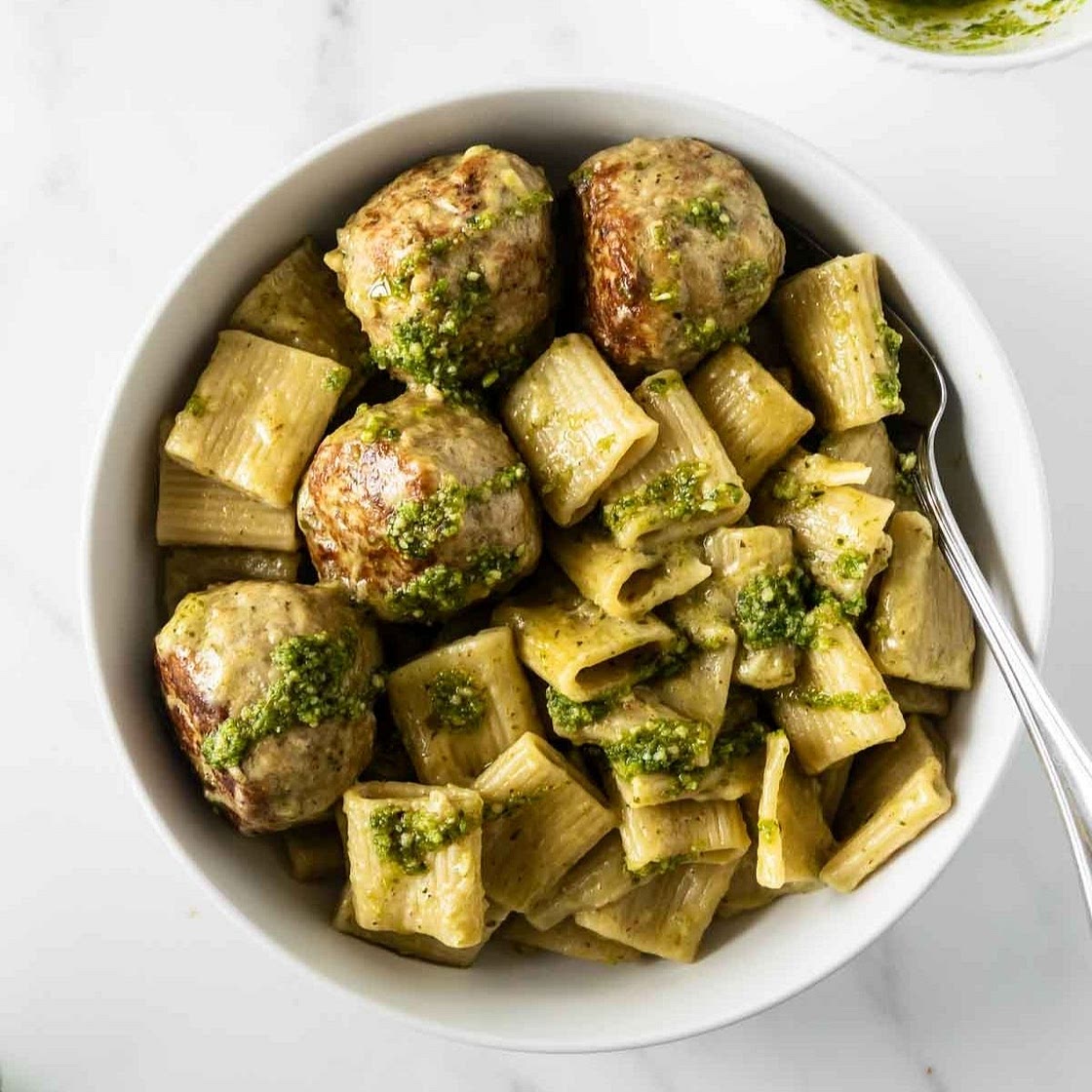 Chicken Pesto Meatballs