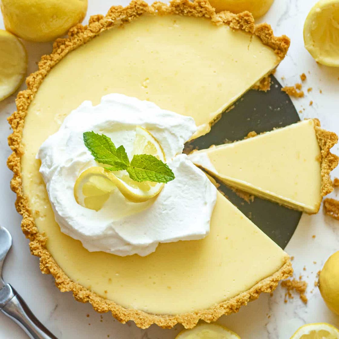 Simple Lemon Icebox Pie Recipe (Eagle Brand Condensed Milk and Eggs)