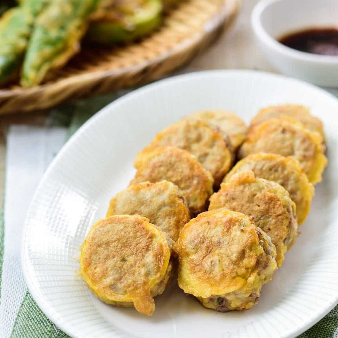 Wanja jeon (Pan-fried egg battered meat balls)