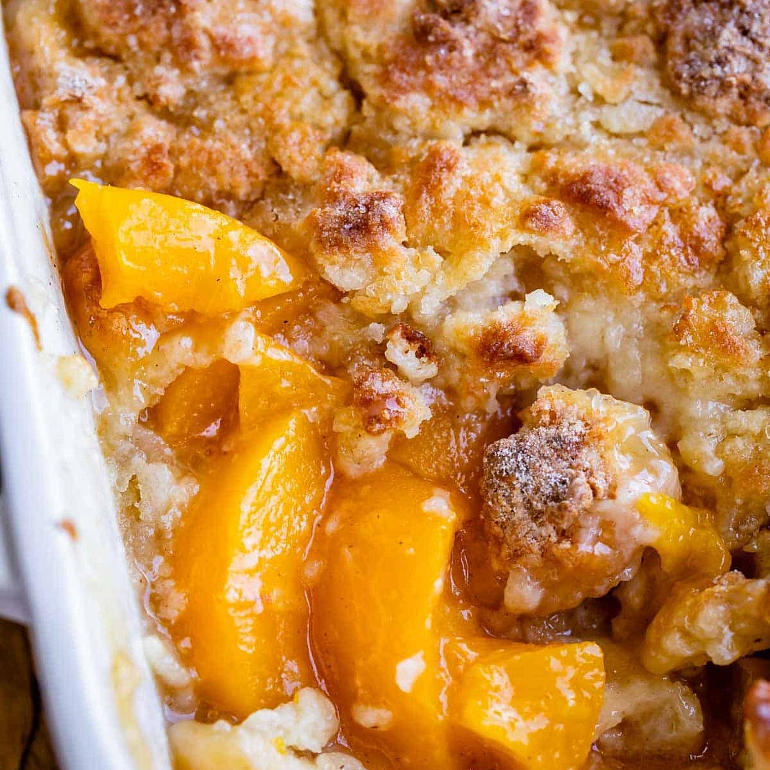 Homemade Peach Cobbler Recipe