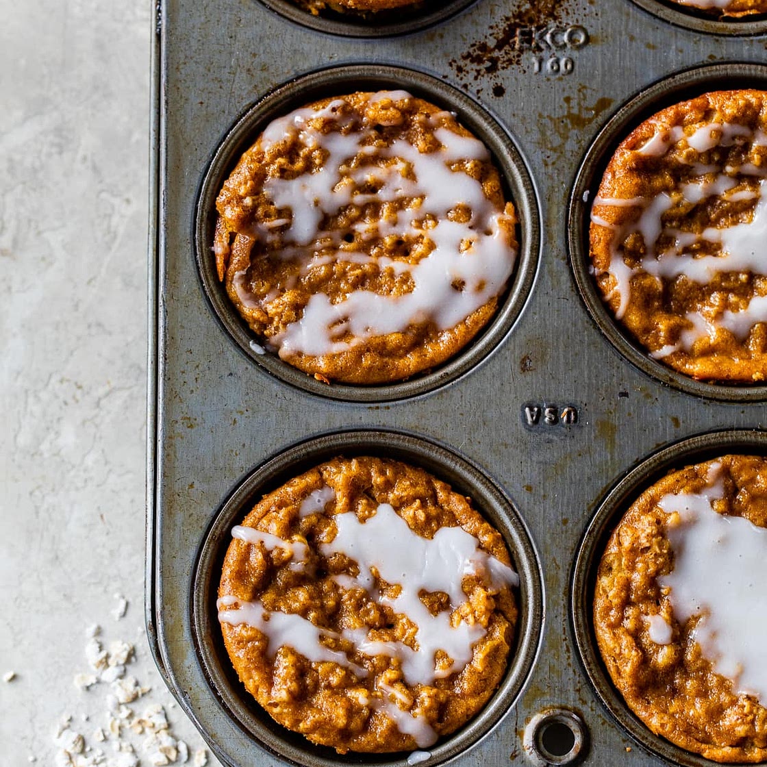 Pumpkin Baked Oatmeal Cups