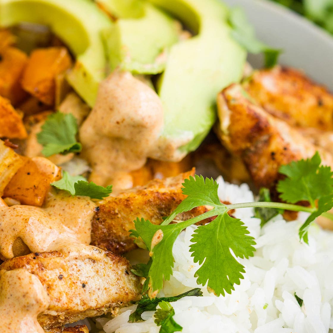 SHEET PAN CHIPOTLE SWEET POTATO HASH