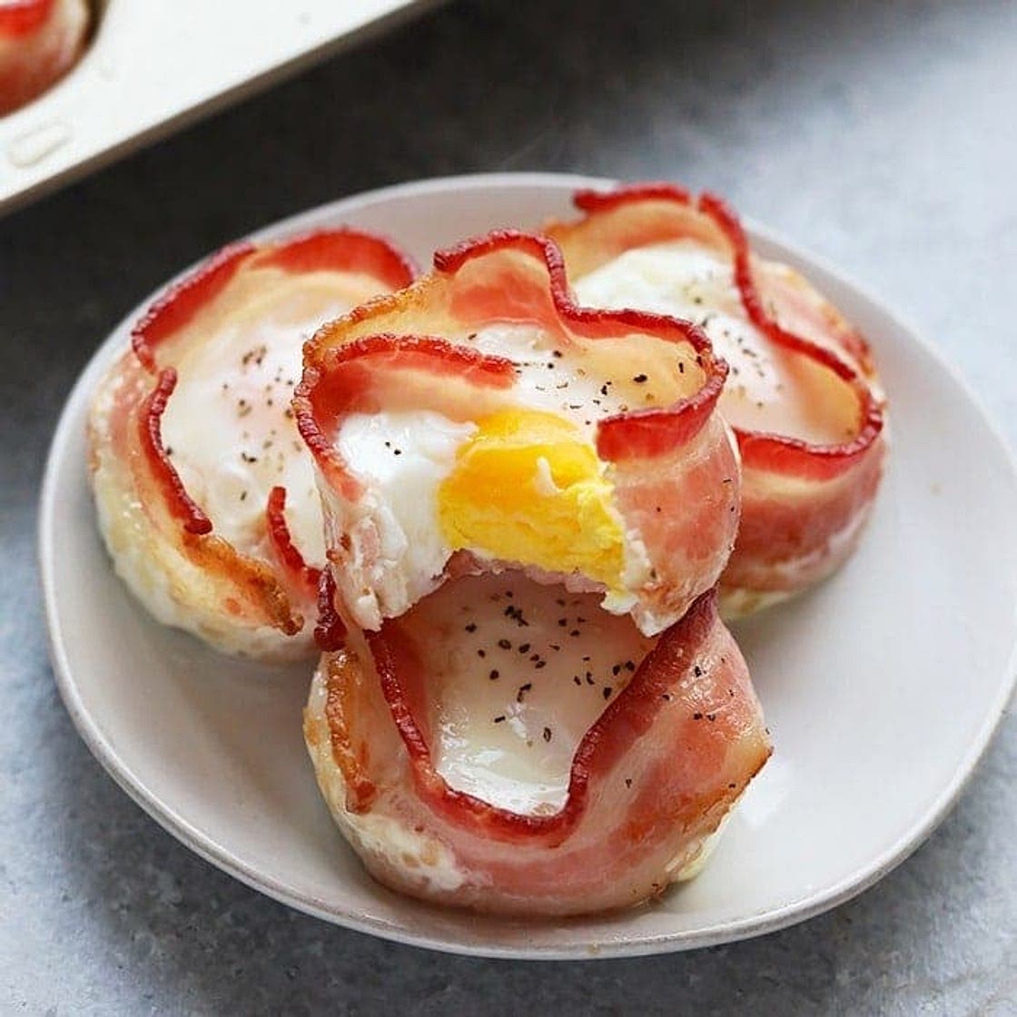 Bacon Wrapped Egg Cups
