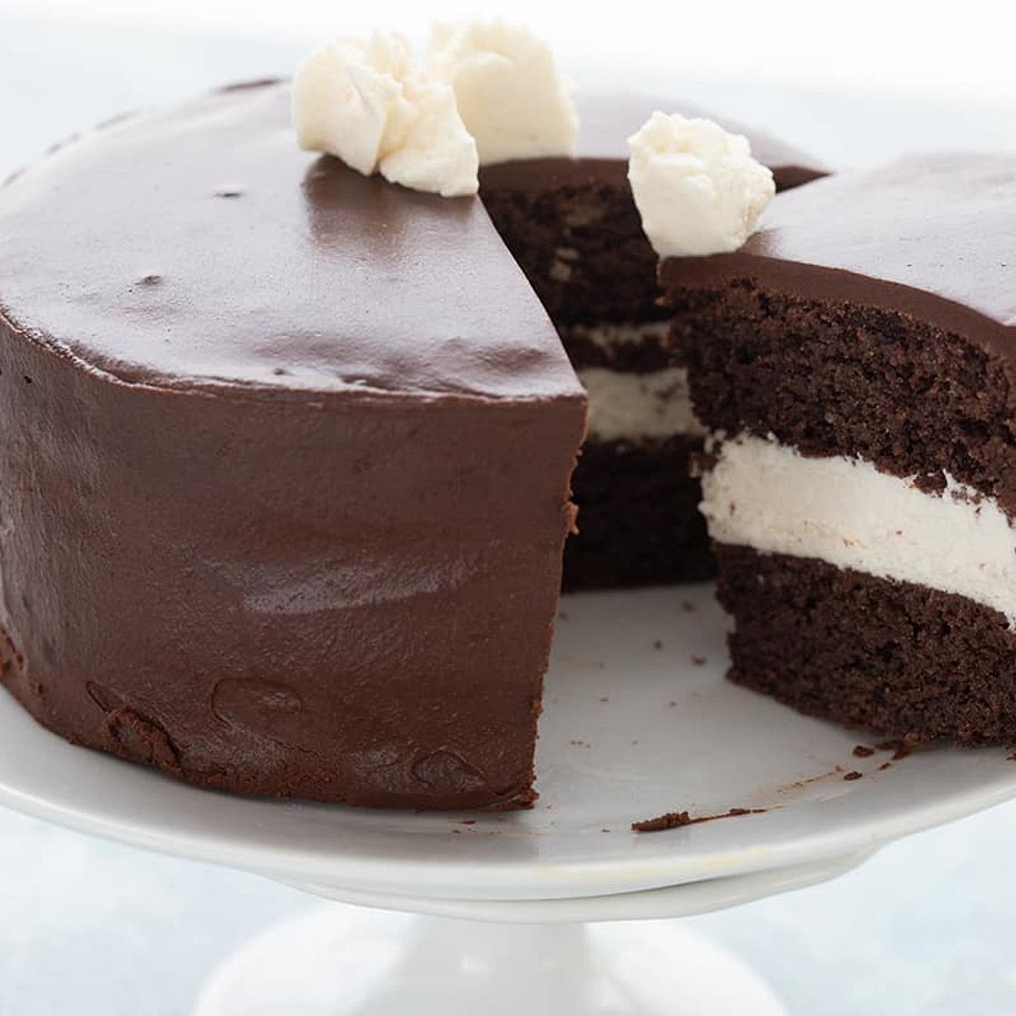 Mini Keto Ding Dong Cake