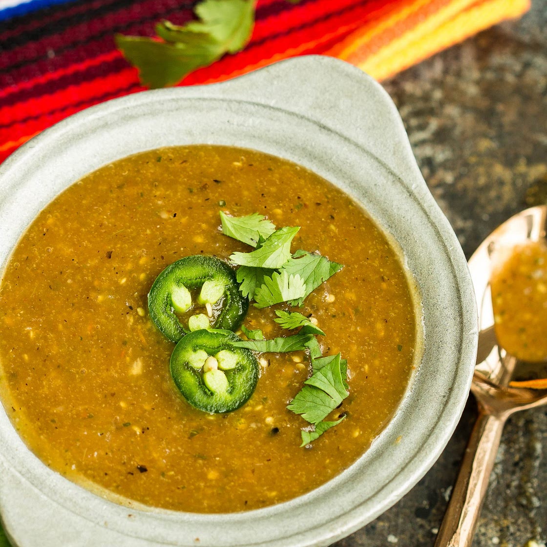 AUTHENTIC ROASTED TOMATILLO SALSA VERDE