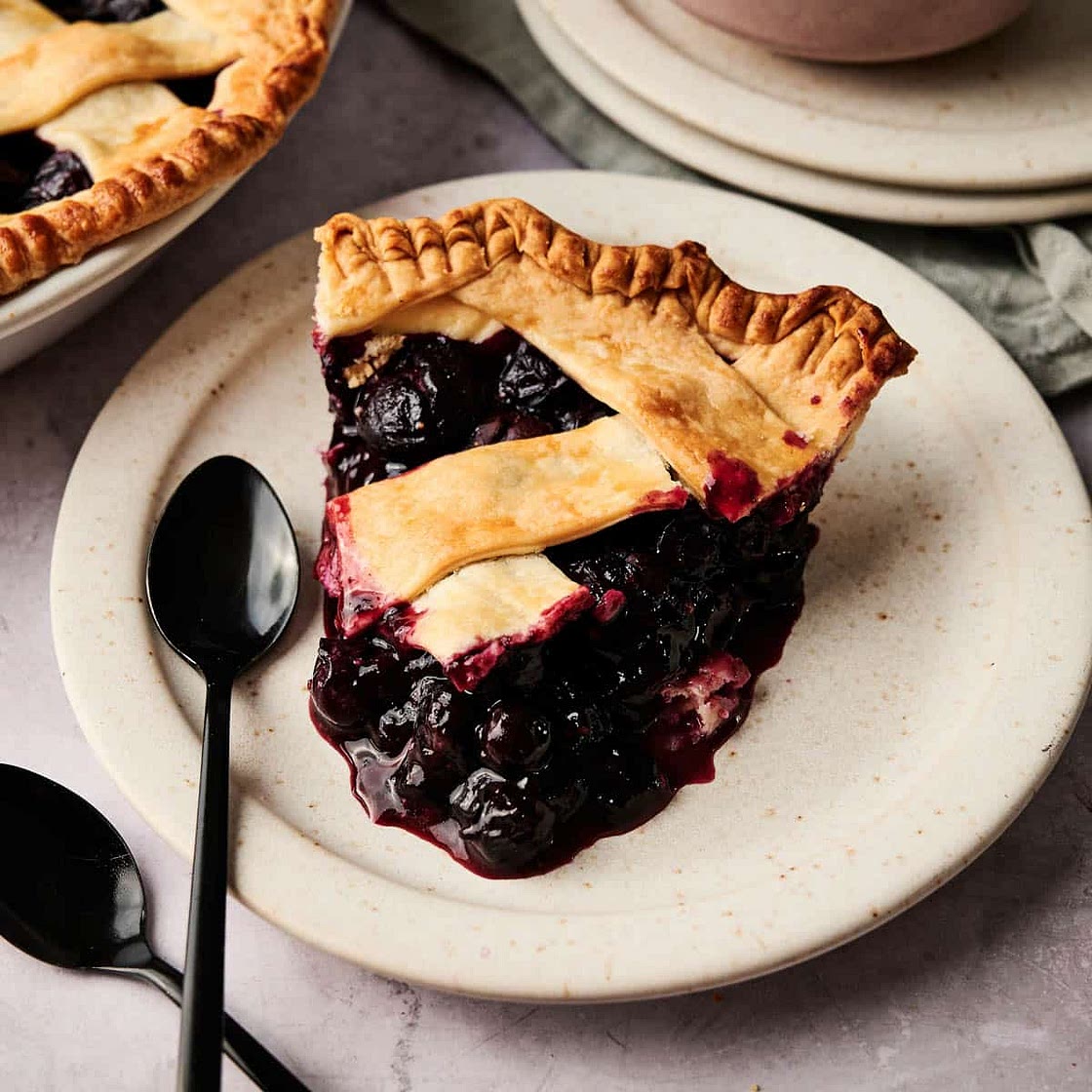 Vegan Blueberry Pie