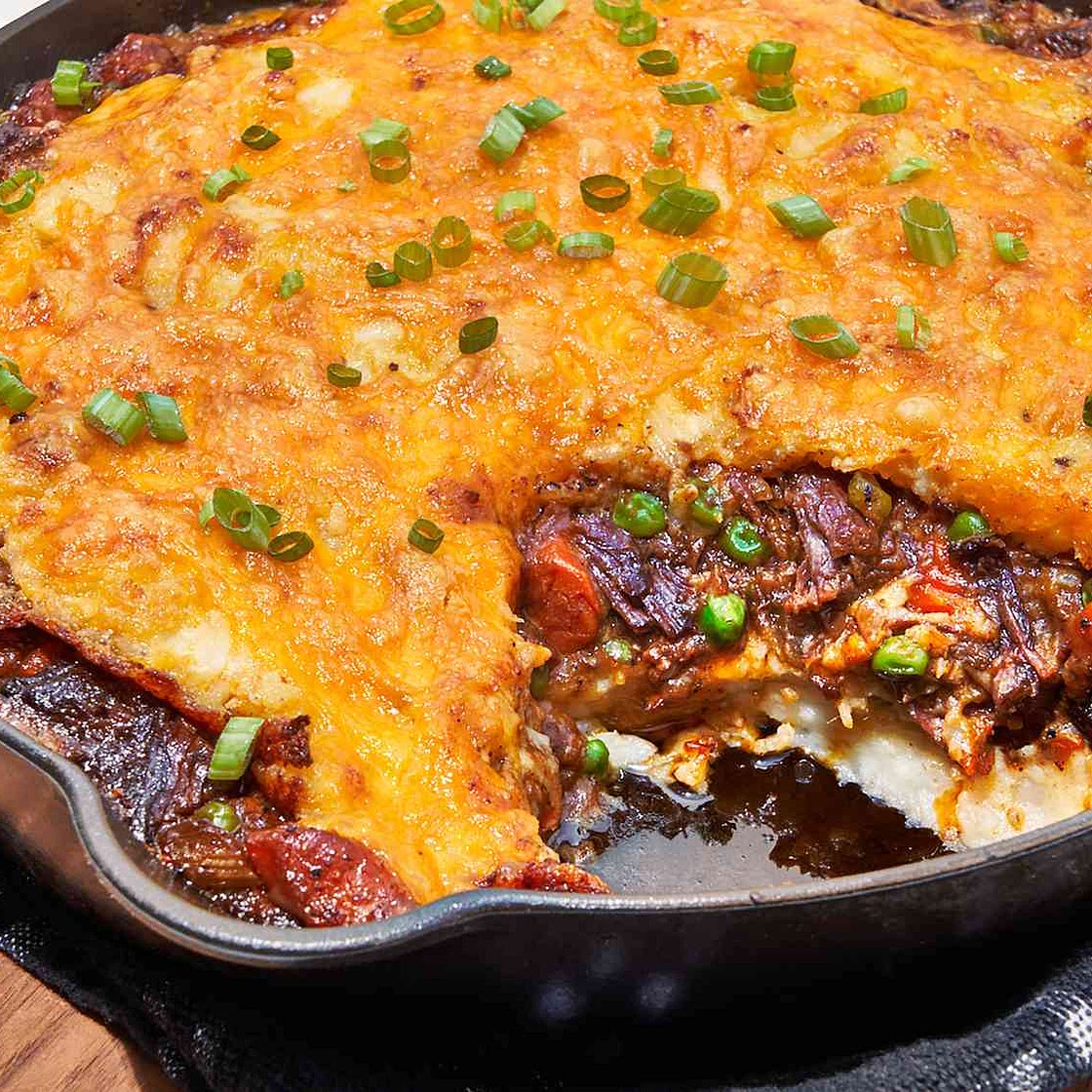 Copycat Cracker Barrel Hash Brown Casserole Shepherd's Pie