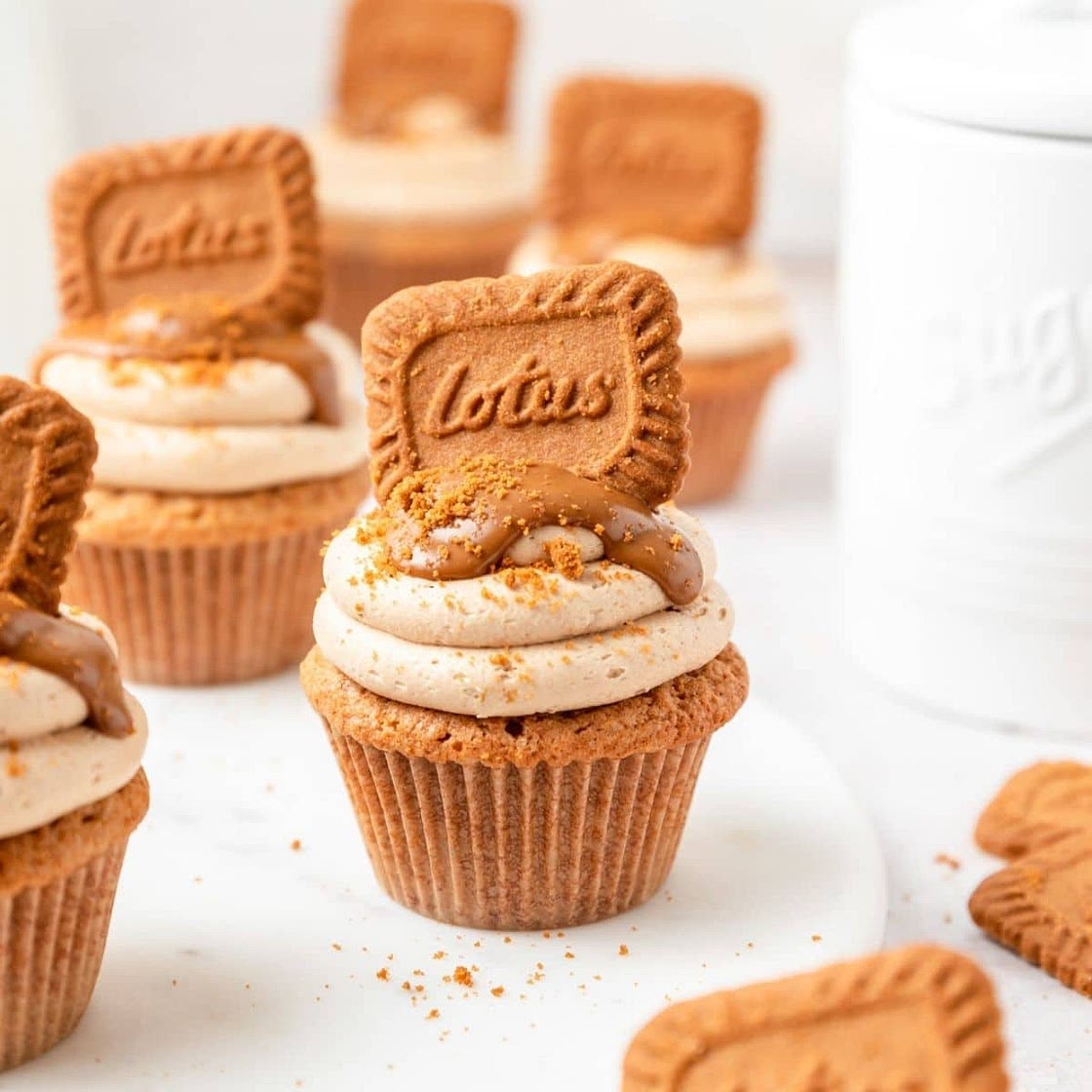 Cookie Butter Cupcakes
