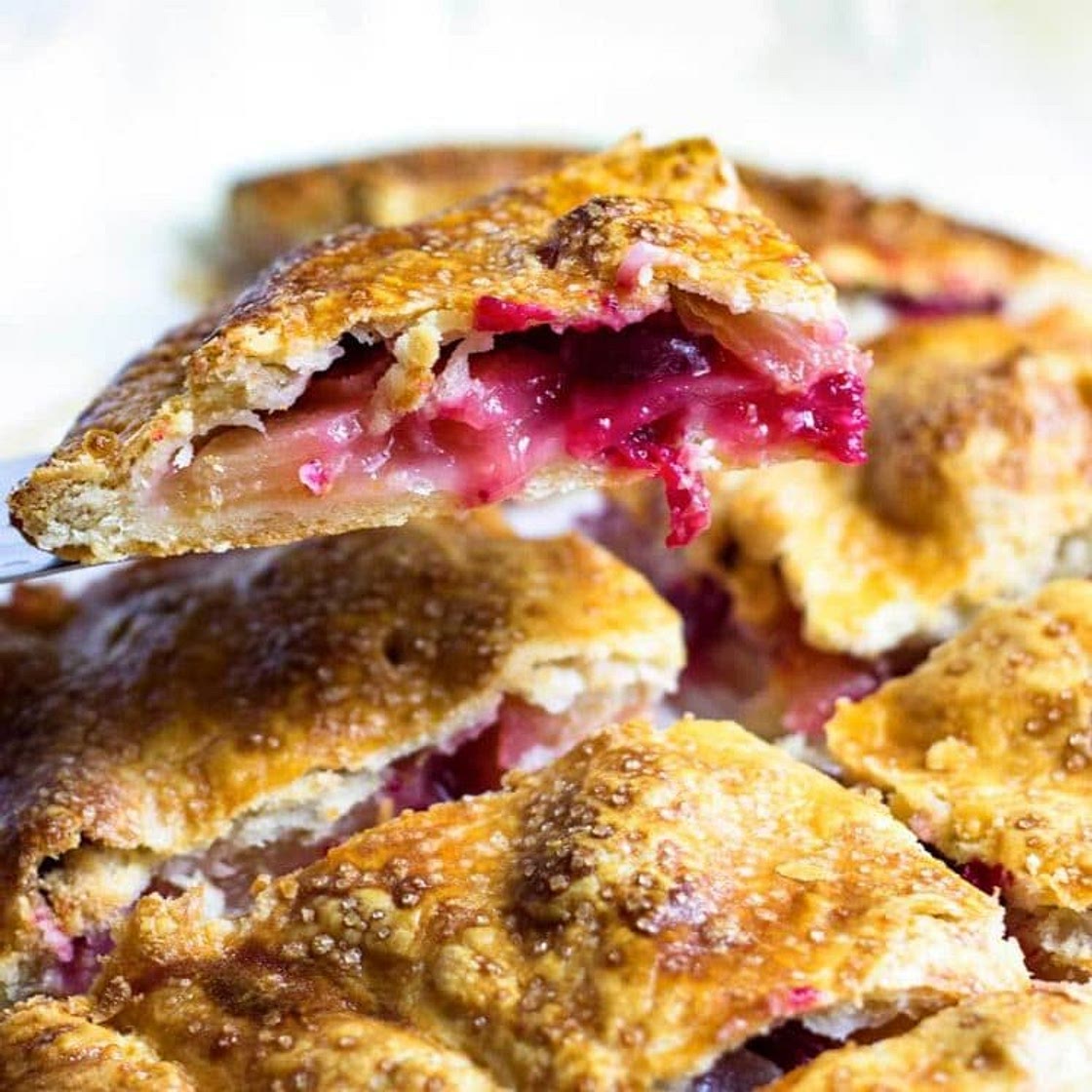 Apple Cranberry Slab Pie