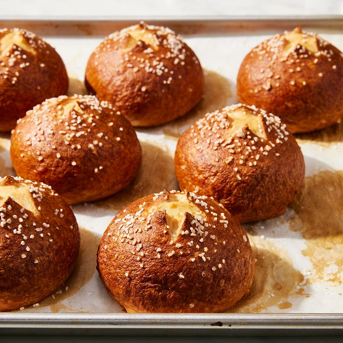 Pretzel Buns
